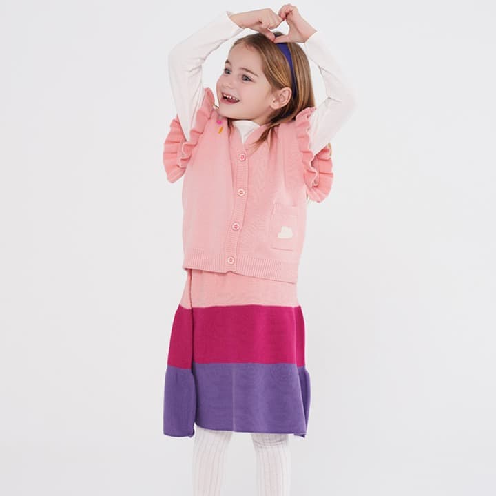 [SKIN2ND] Color Block Skirt 1