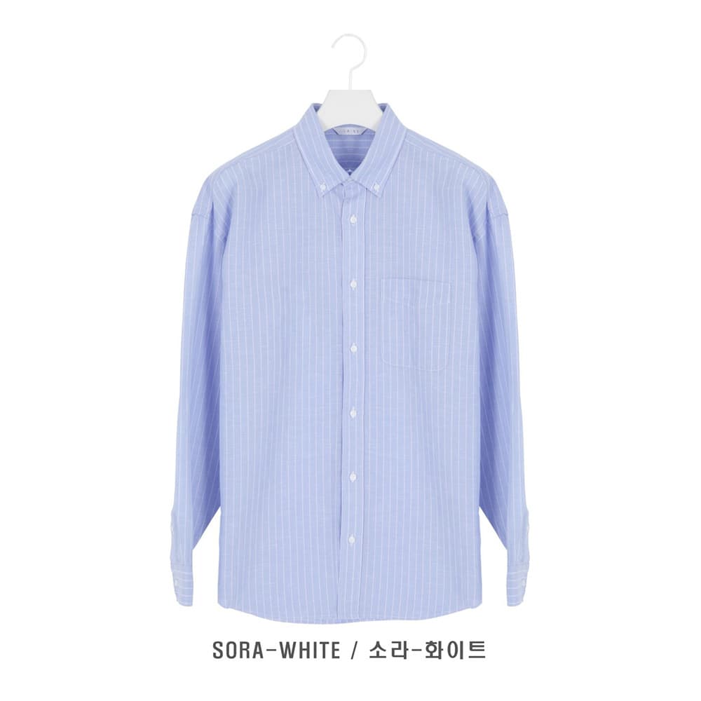 [LAINE] Linen Semi-Oversized Shirt 5