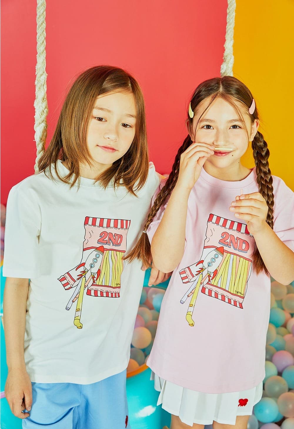 [SKIN2ND] Candy Straw T-Shirt 5