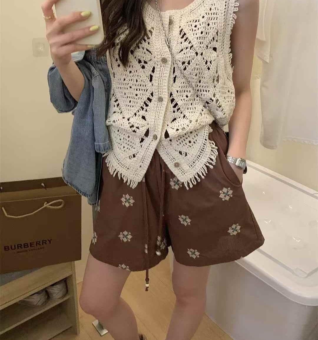[MARIGOLD] Brick Mid-Thigh Shorts 3