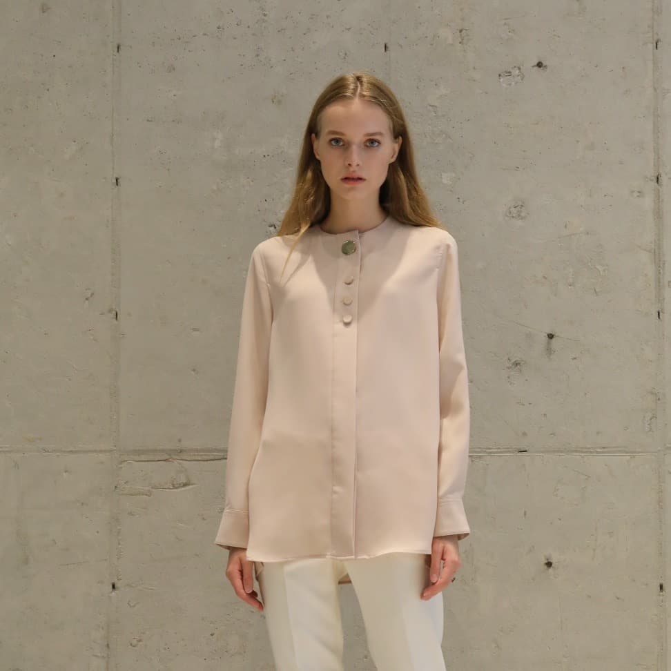 [ROOKIEBUD] Rookie Button Point Blouse 1
