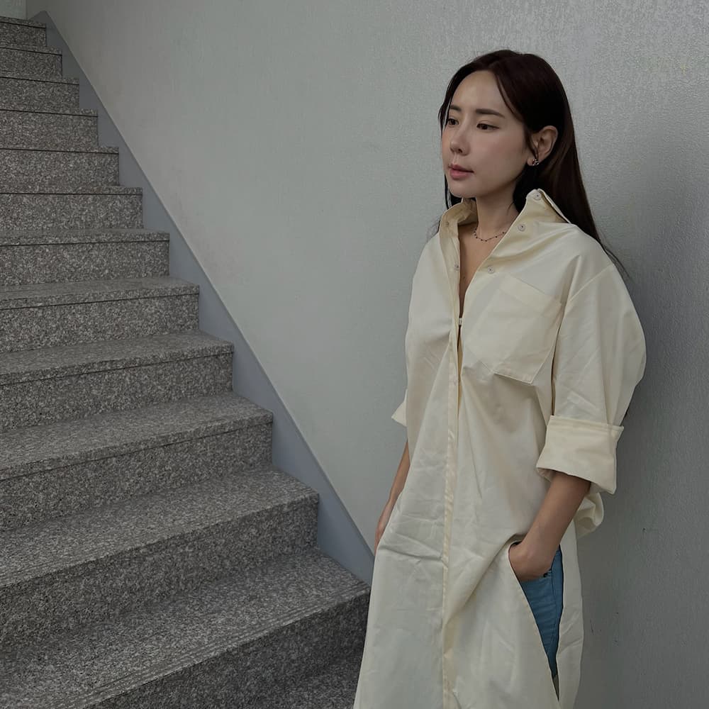 [ROOKIEBUD] Cotton Simple Shirt 3