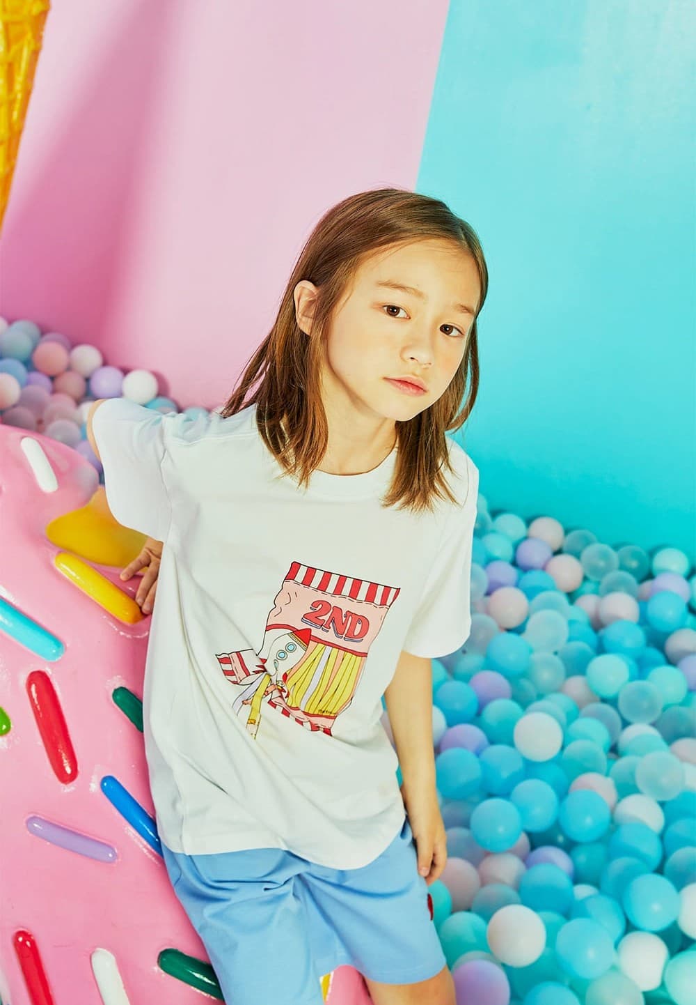 [SKIN2ND] Candy Straw T-Shirt 4