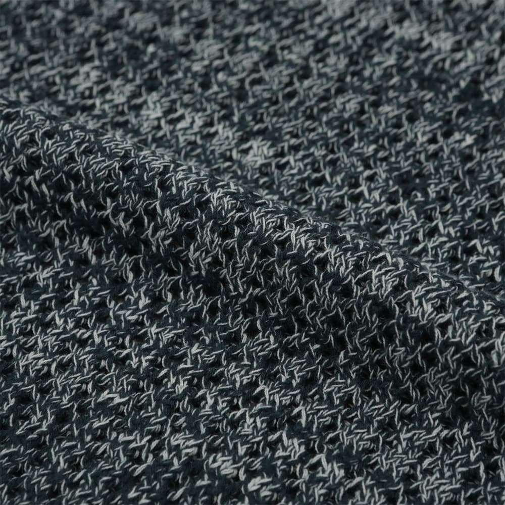 [GENTLE COVER] Helly Two-Tone Collar Short-Sleeved Knit 4
