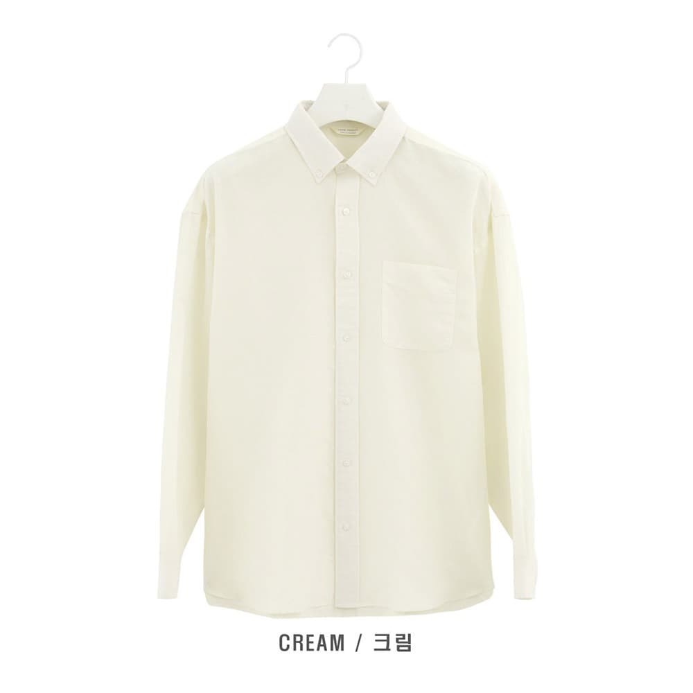 [LAINE] Linen Semi-Oversized Shirt 1