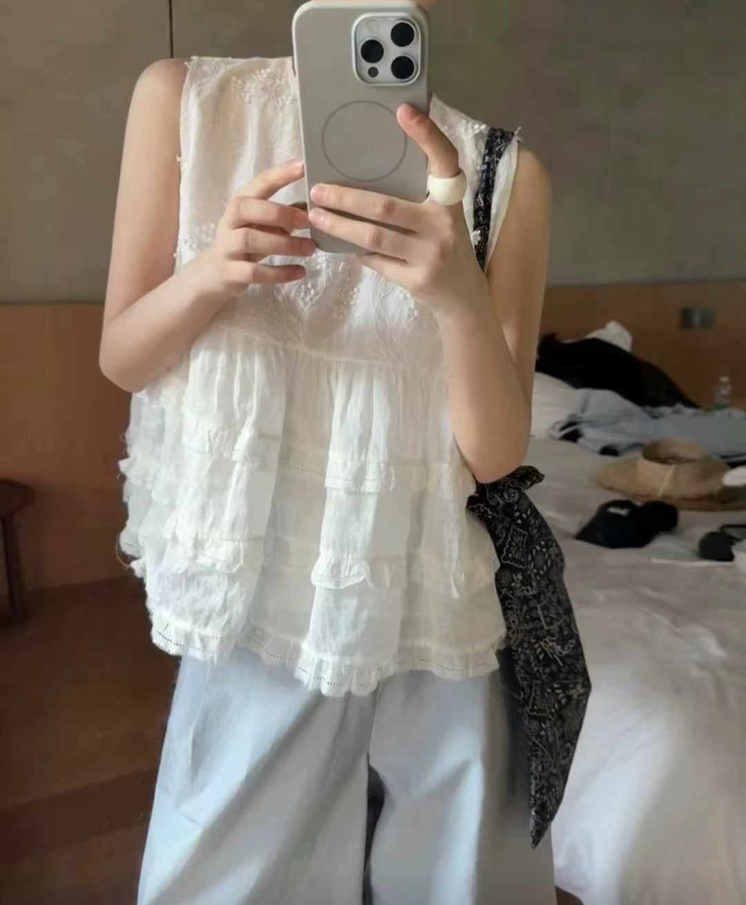 [MARIGOLD] Age Frill Sleeveless Top 2