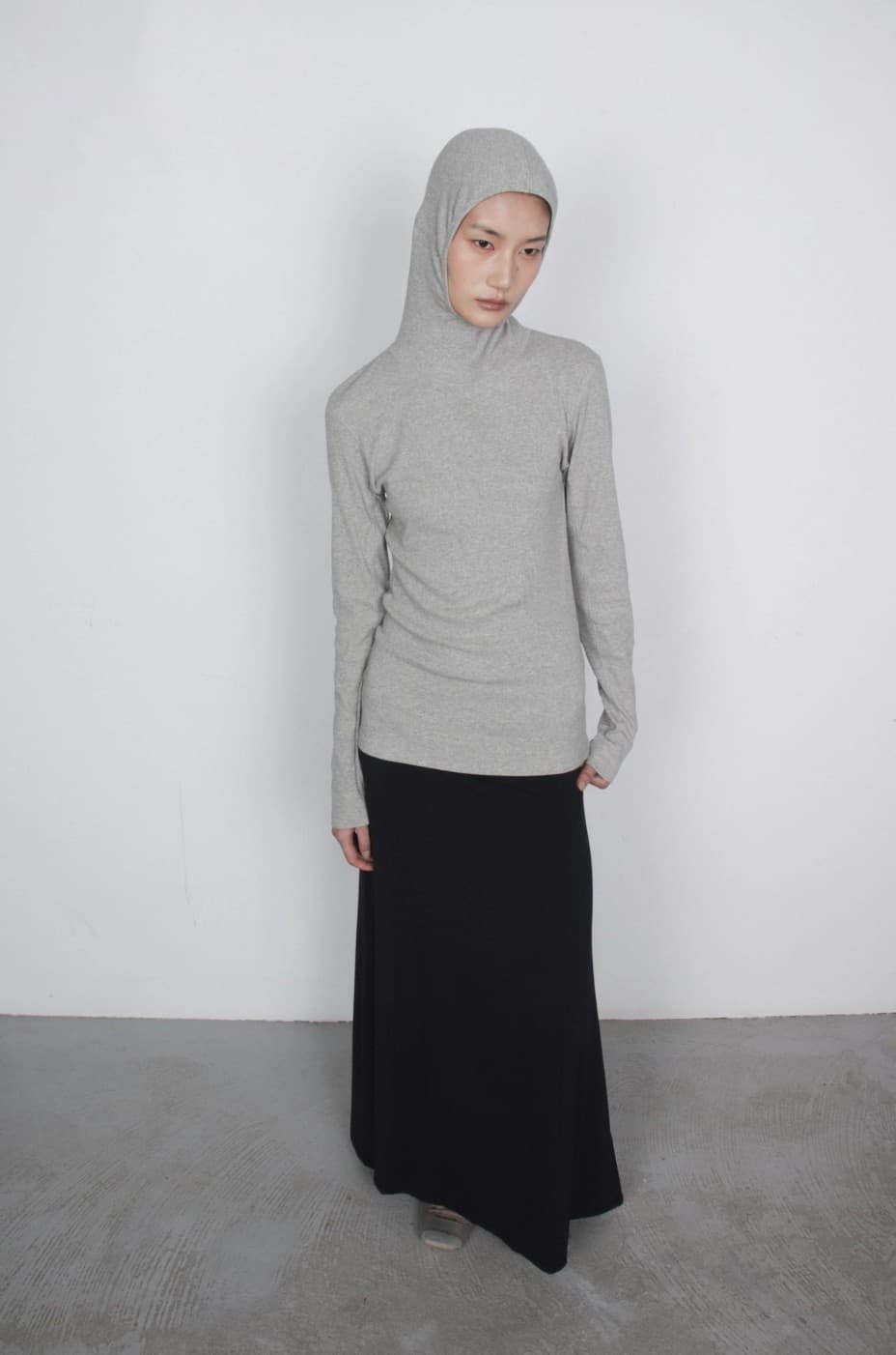 [TEXTURE] Gu Slim-Fit Hoodie T-Shirt 5