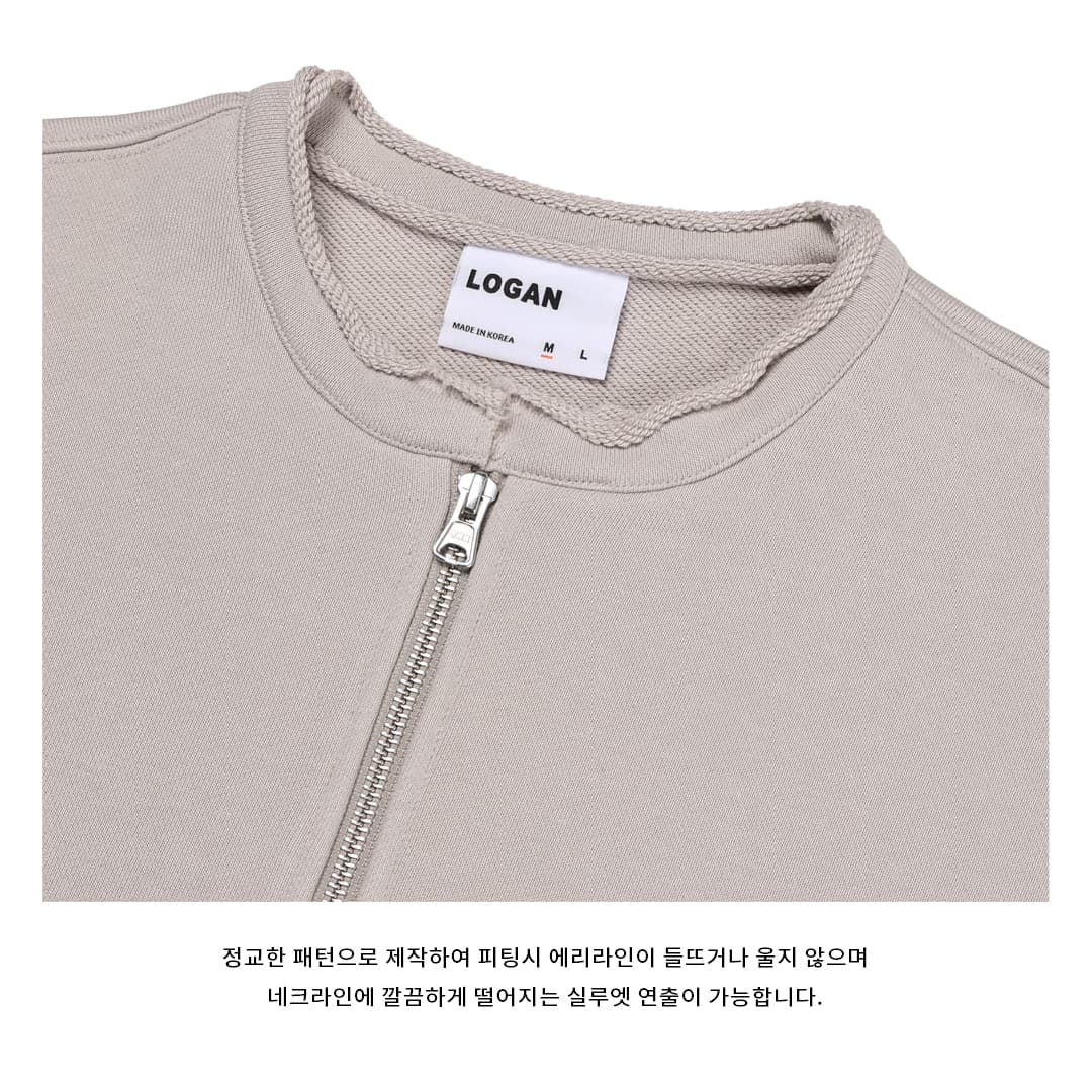 [LOGAN] Prima Zipper Sweatshirt 3