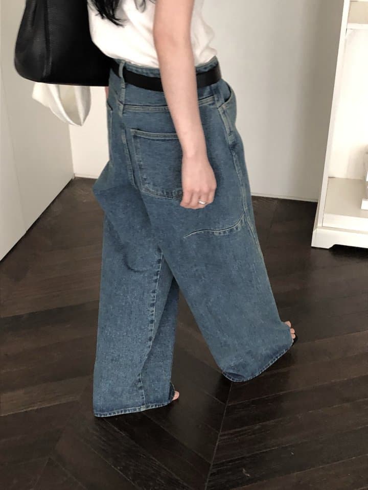 [LE BUTTER] Epor Deep Denim Pants 9