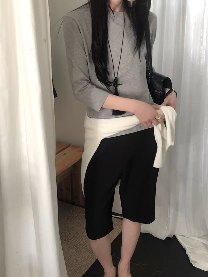 [LE BUTTER] Essential 3/4 Sleeve T-Shirt 10