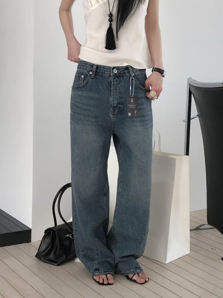 [LE BUTTER] Bijo Brushed Denim Pants 6