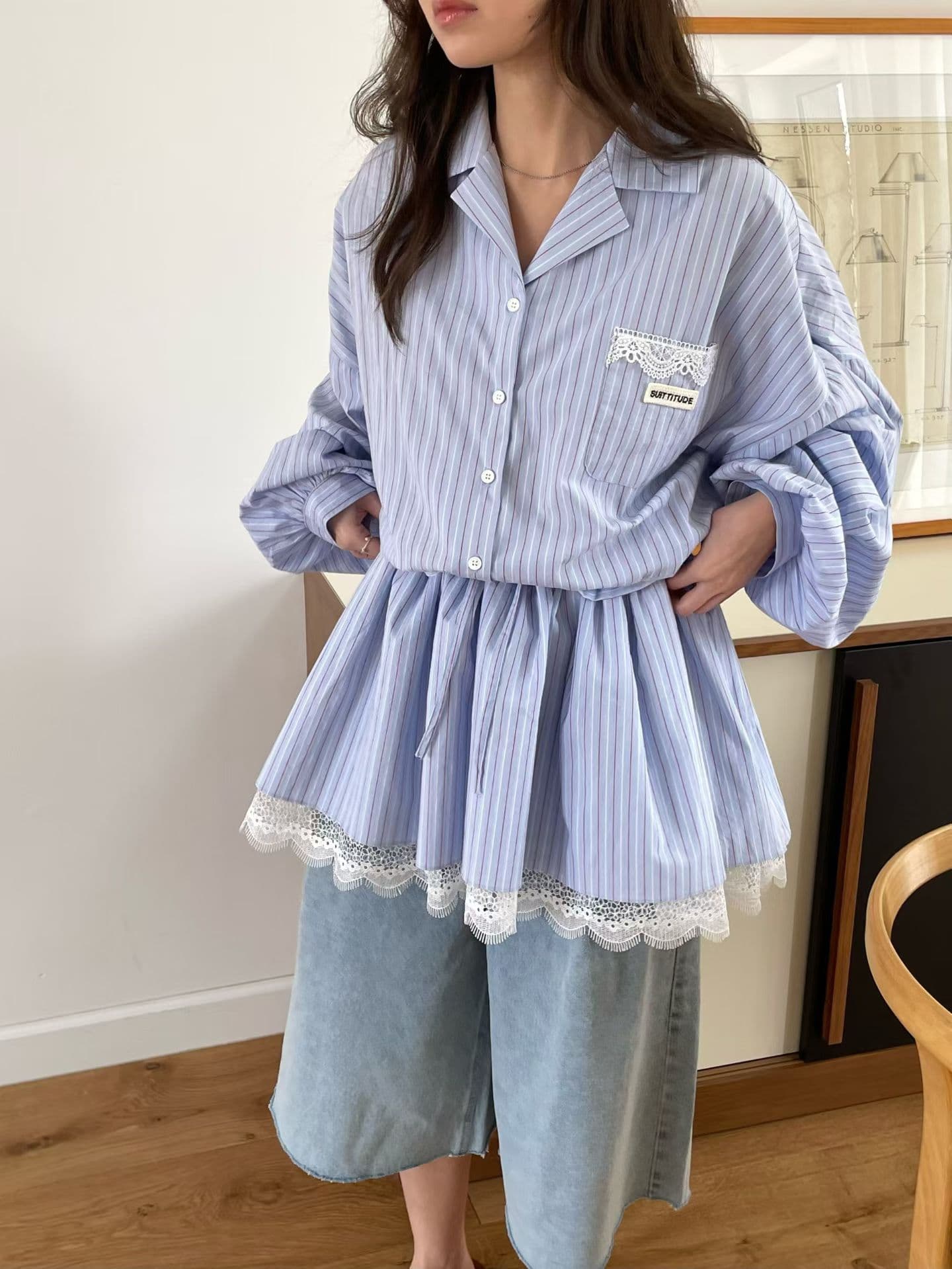 [VENTI] Sweet Shirt Dress 3