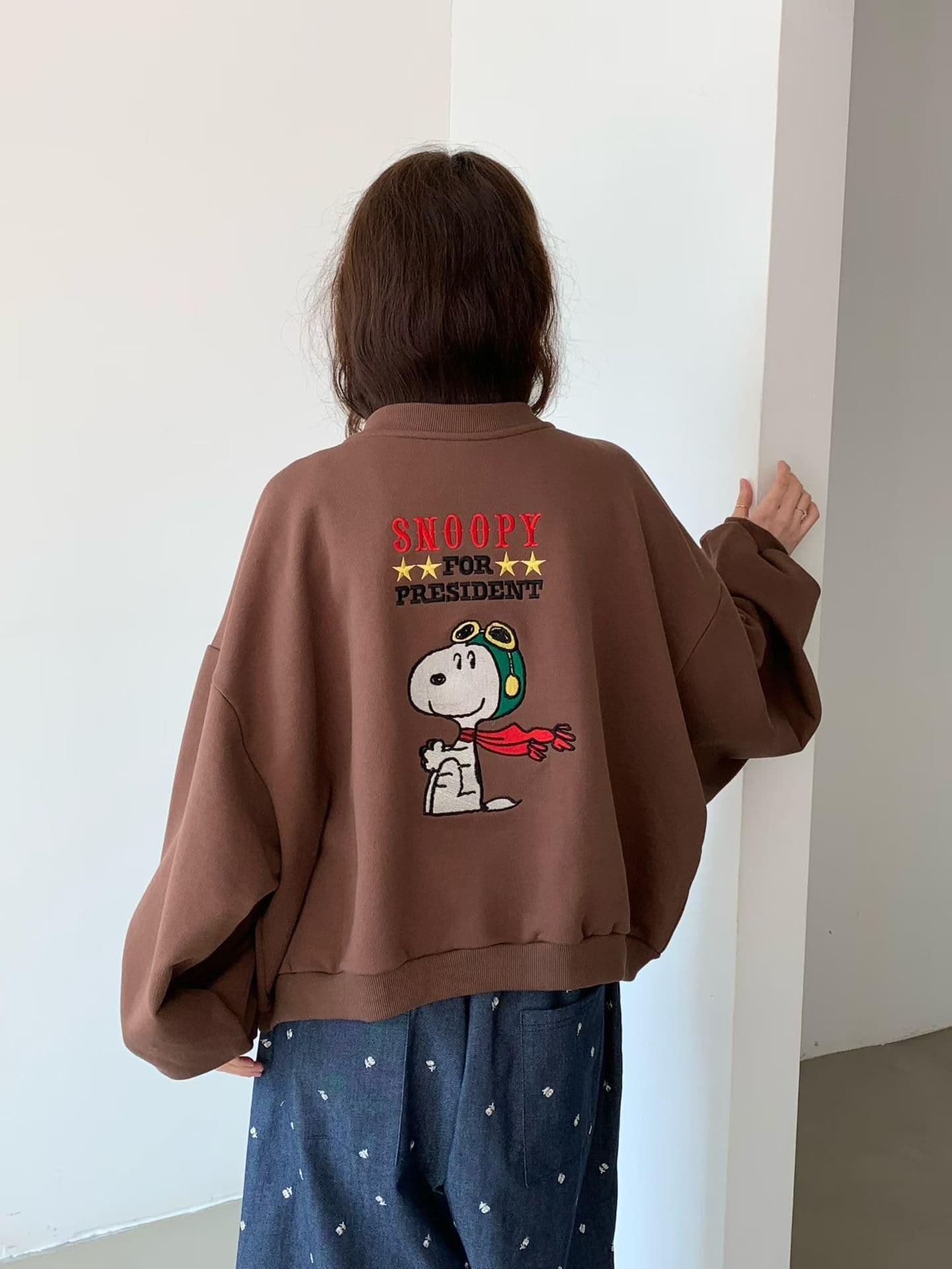 (Official Licensed Peanuts Snoopy) [VENTI] Personal Snoopy Zip Up 2