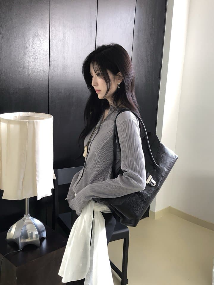 [LE BUTTER] Day Pleated Cardigan 7