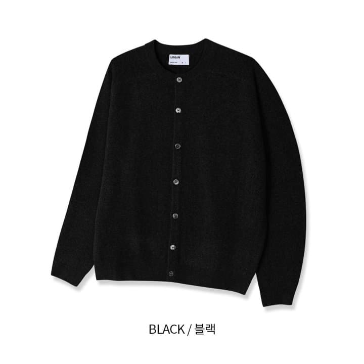 [LOGAN] Rare Saddle Panelled Round Neck Cardigan 2