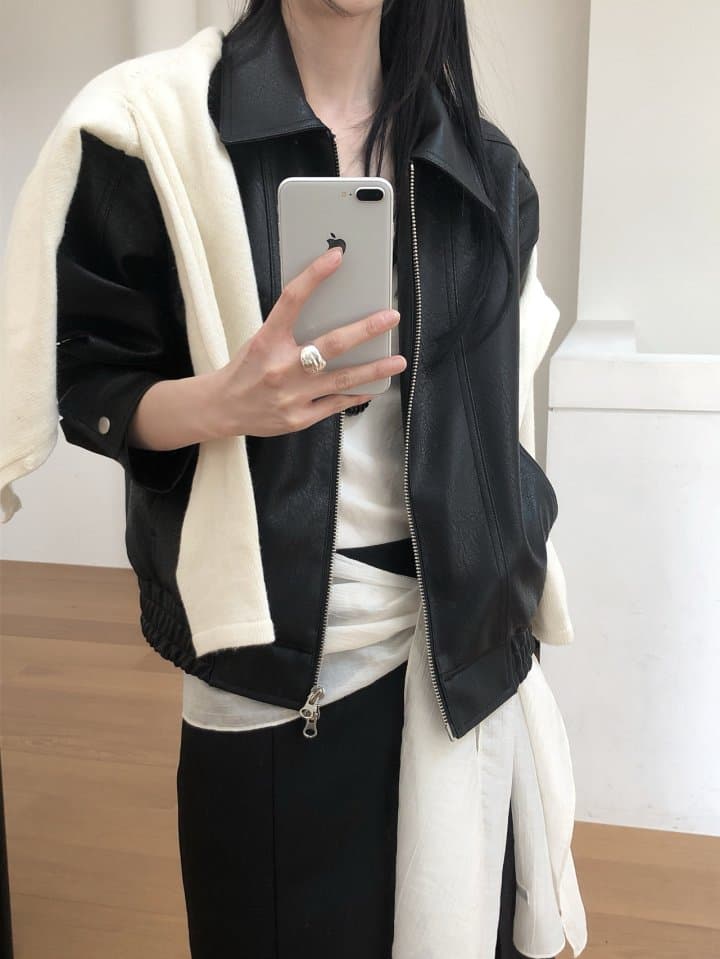 [LE BUTTER] Marche Leather Jacket 3