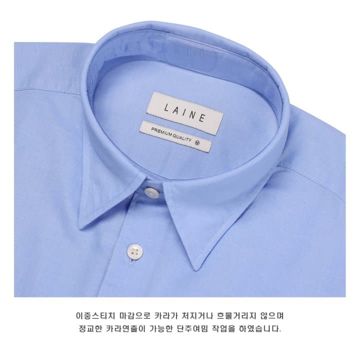 [LAINE] Linen Two-Pocket Shirt 5