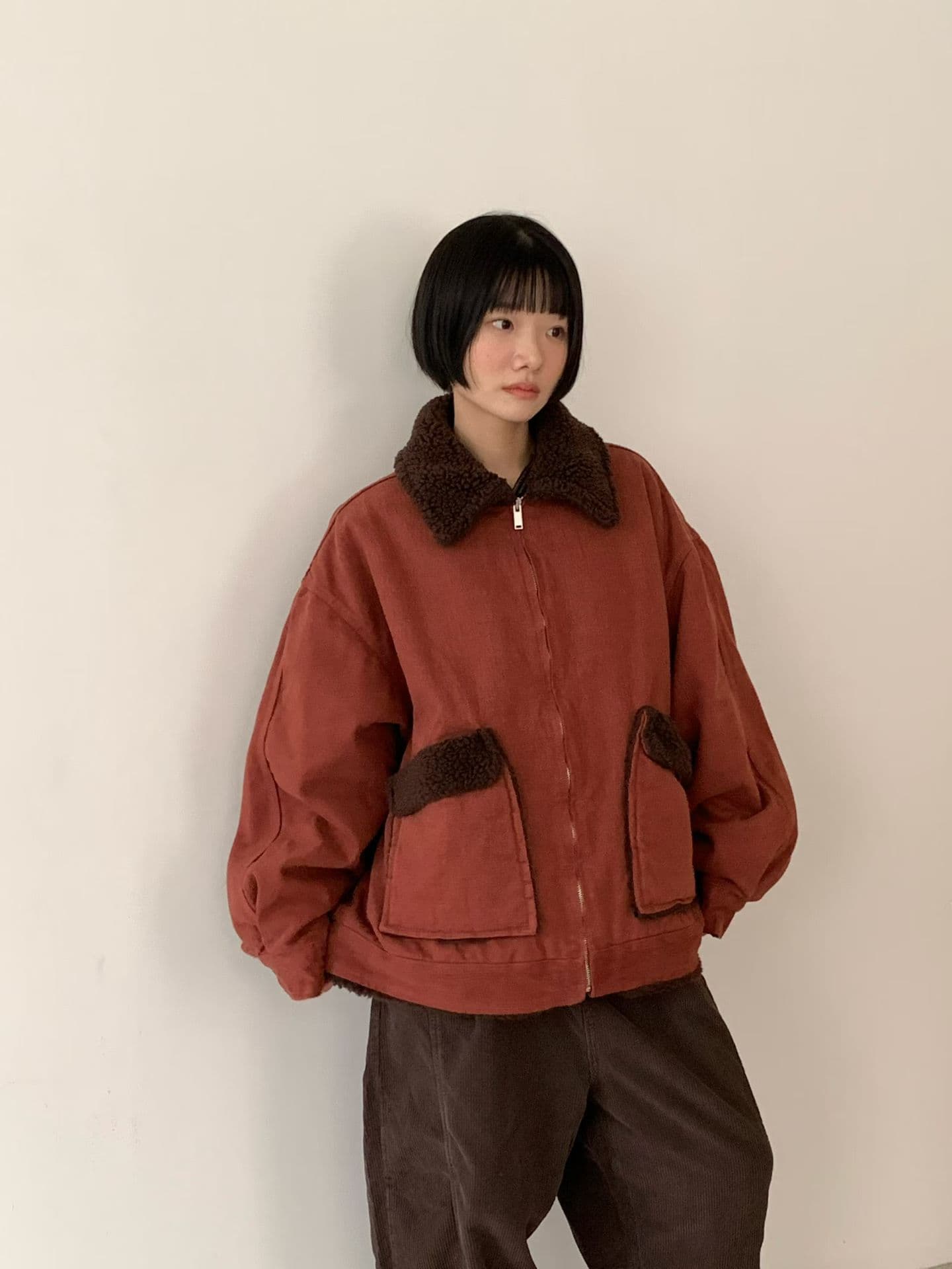 [VENTI] Pigment Fleece Denim Jumper 9