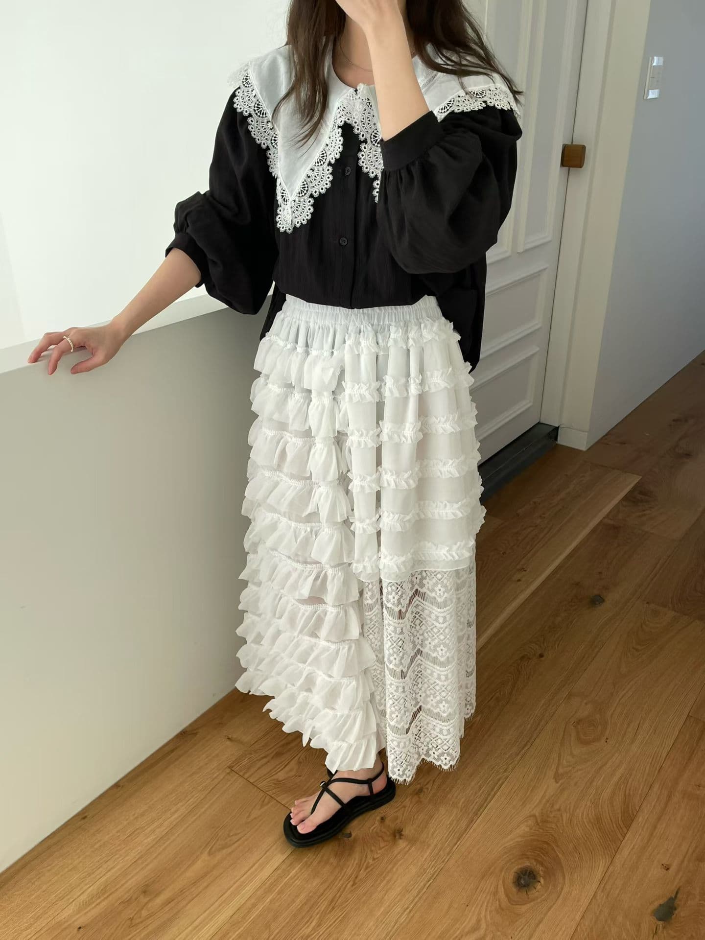 [VENTI] Chichi Collared Blouse 7
