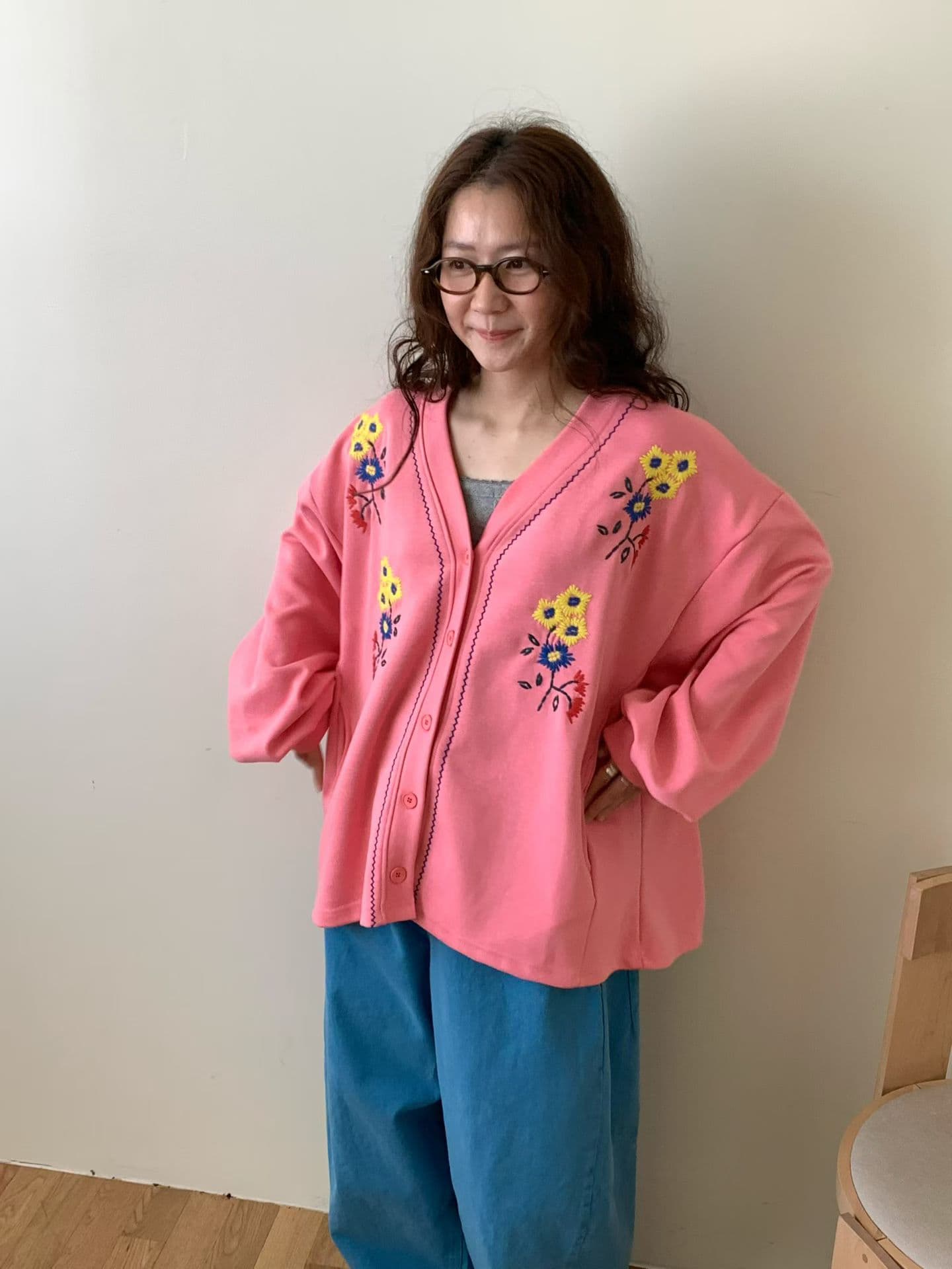 [VENTI] Floral Embroidered Cardigan 4