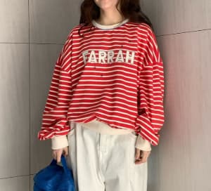 [VENTI] Paraha Striped Sweatshirt 2