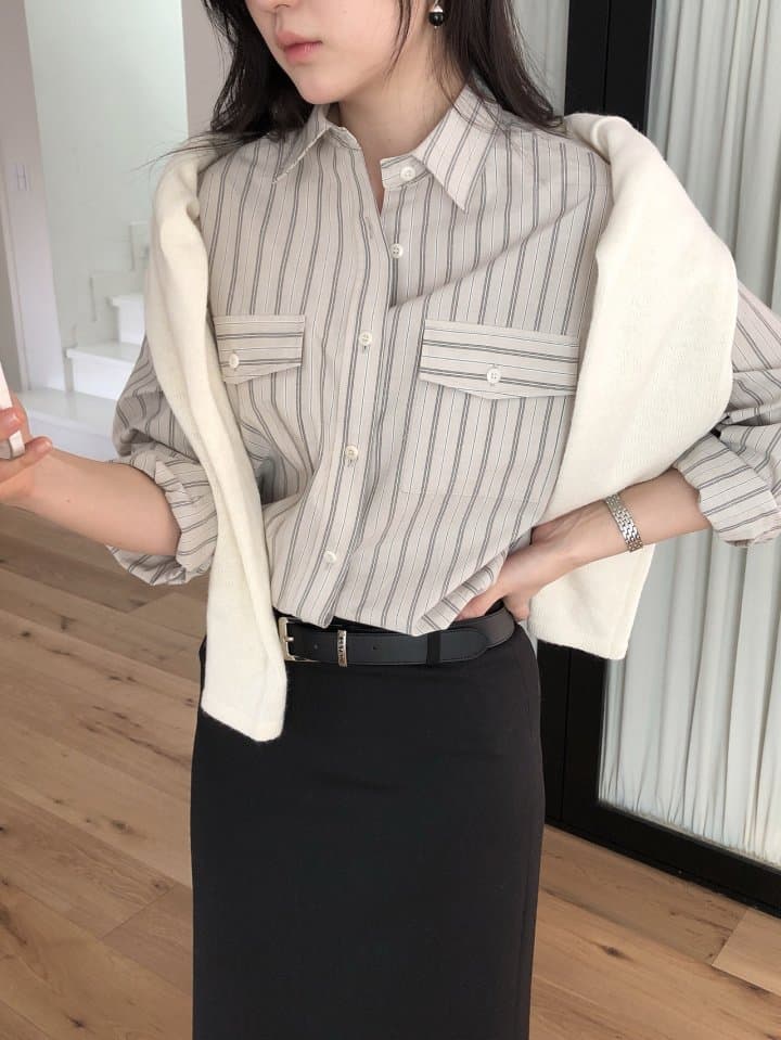 [LE BUTTER] Baroun Button Shirt 7