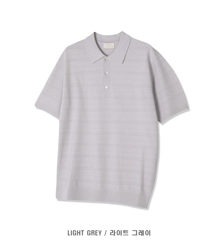 [LAINE] Ethnic Collared Short Sleeve Knit 6