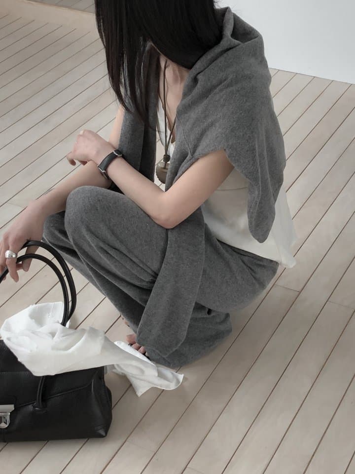 [LE BUTTER] Knit Wool Pants 7