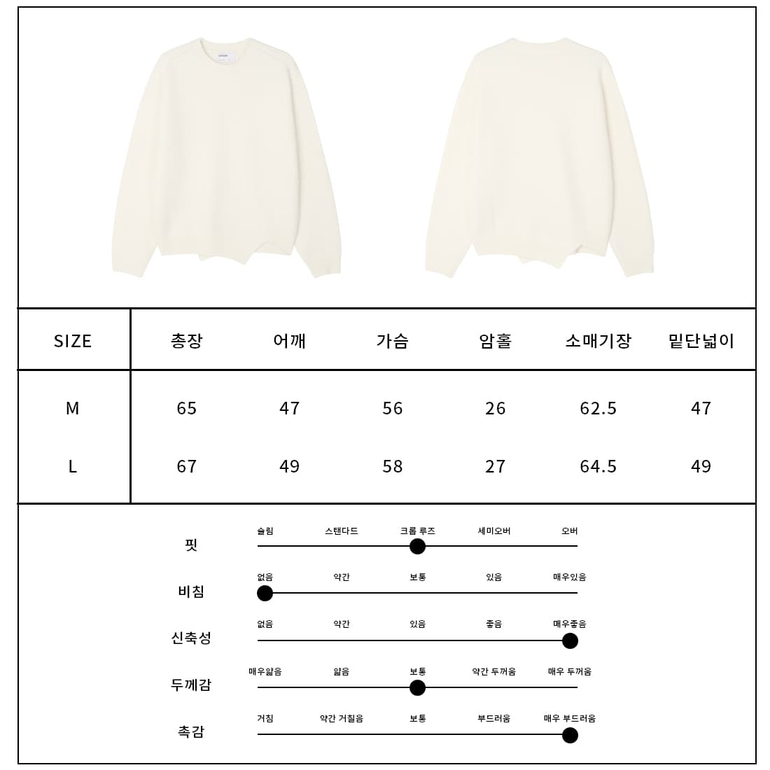 [LOGAN] Unbalanced Crop Knit 2