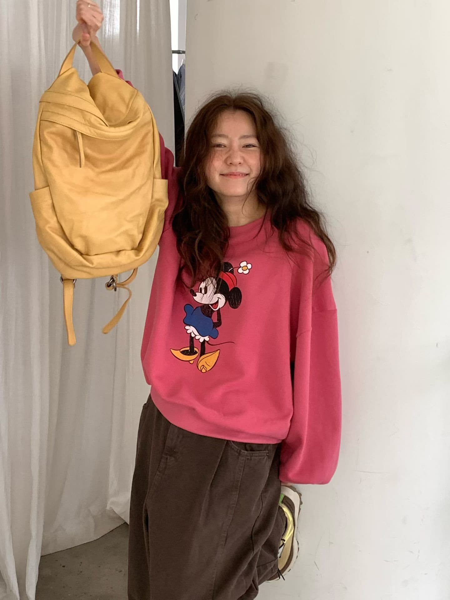 (Official Licensed Disney) [VENTI] Flowerpot Mini Sweatshirt 10