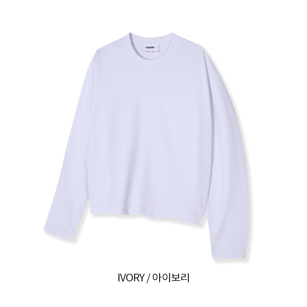 [LOGAN] Planned Cropped Long Sleeve T-Shirt 2