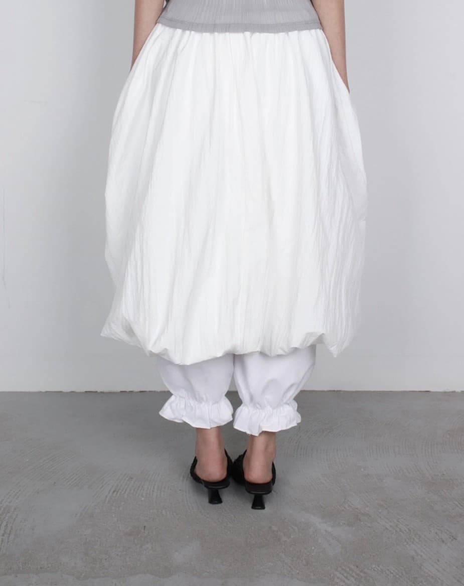 [TEXTURE] Kin Banded Shirred Balloon Skirt 6