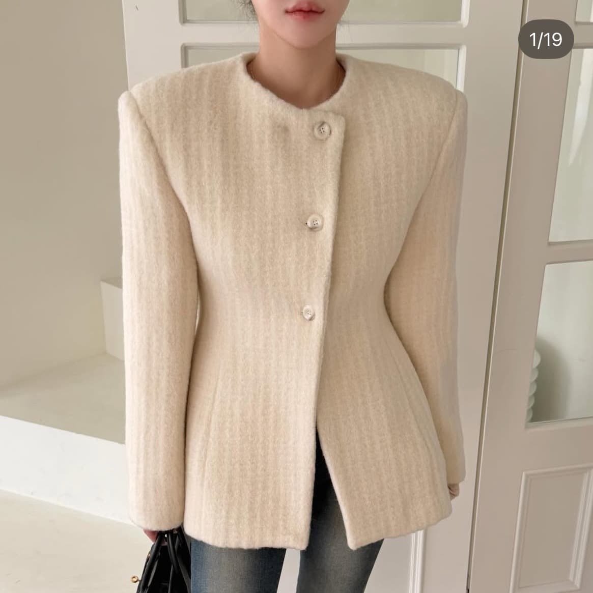 [MAGNOLIA] Moss Wool Jacket 1