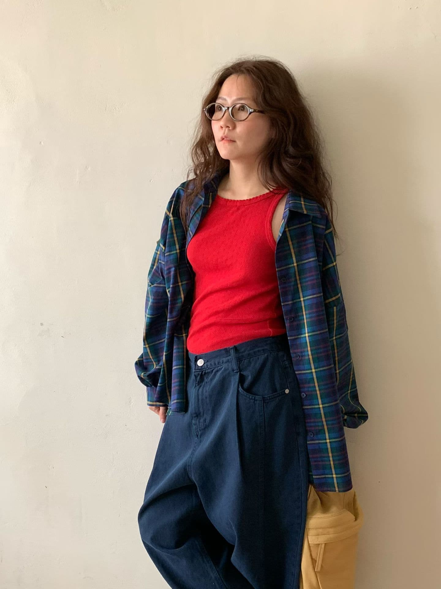 [VENTI] Vintage Checked Shirt 7