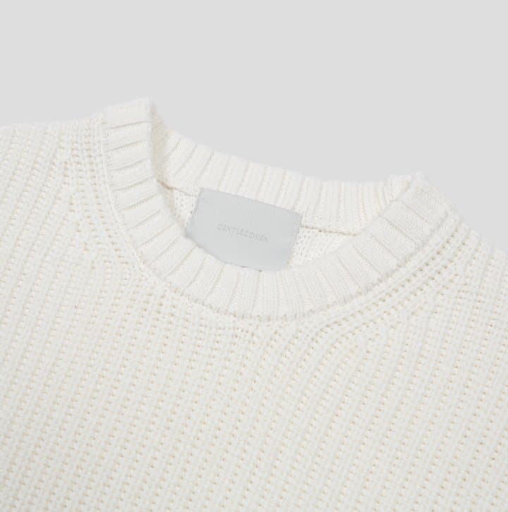 [GENTLE COVER] Chrome Hacci Knit 2