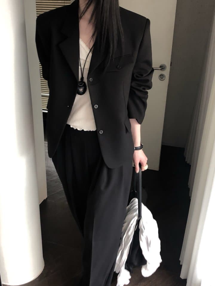 [LE BUTTER] Pebble Wool Jacket 10