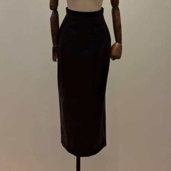 Round Leather Skirt 1
