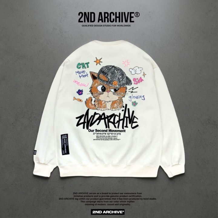 [2ND ARCHIVE] Smile Baseball Cap Cat Sweatshirt 9