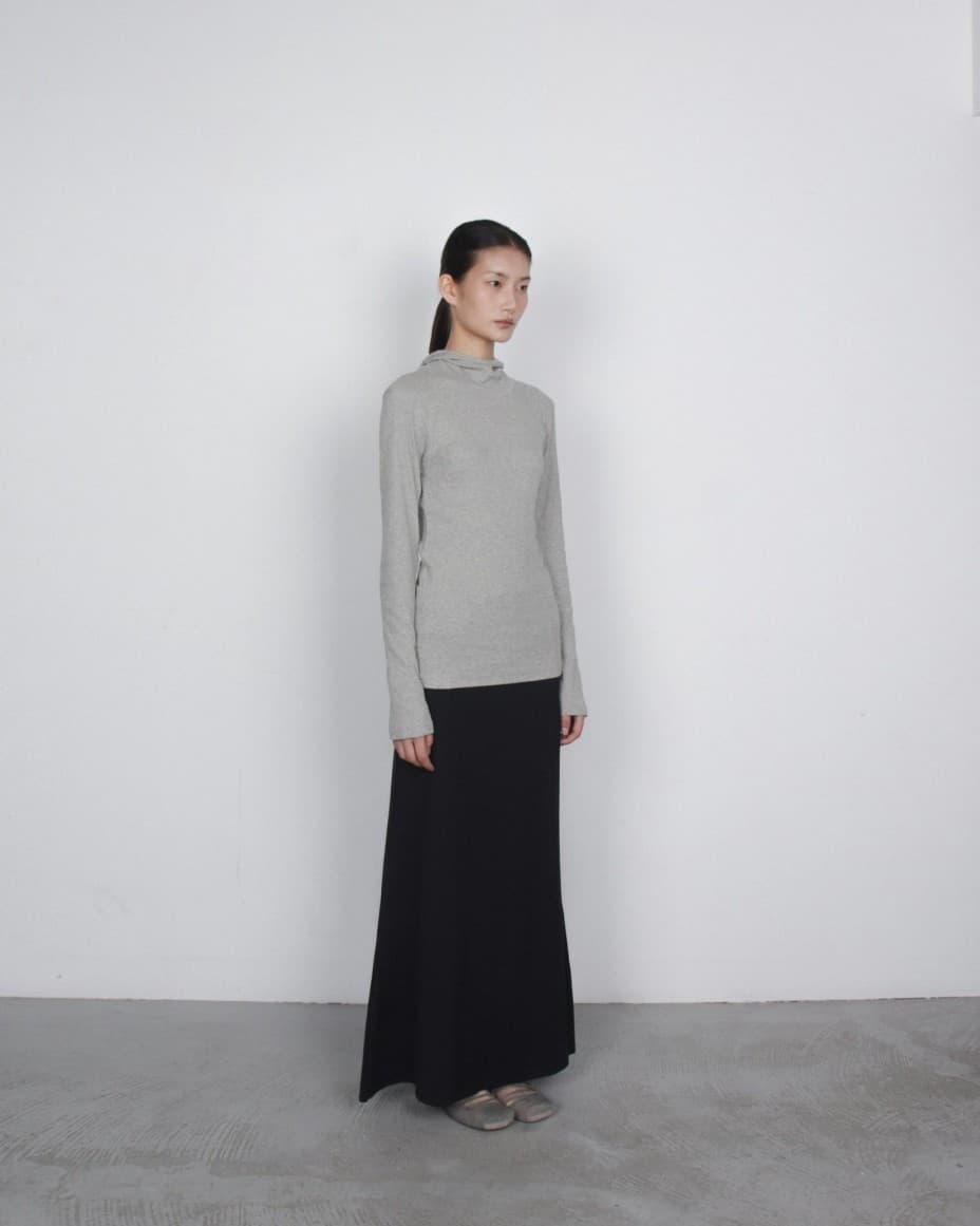 [TEXTURE] Gu Slim-Fit Hoodie T-Shirt 7