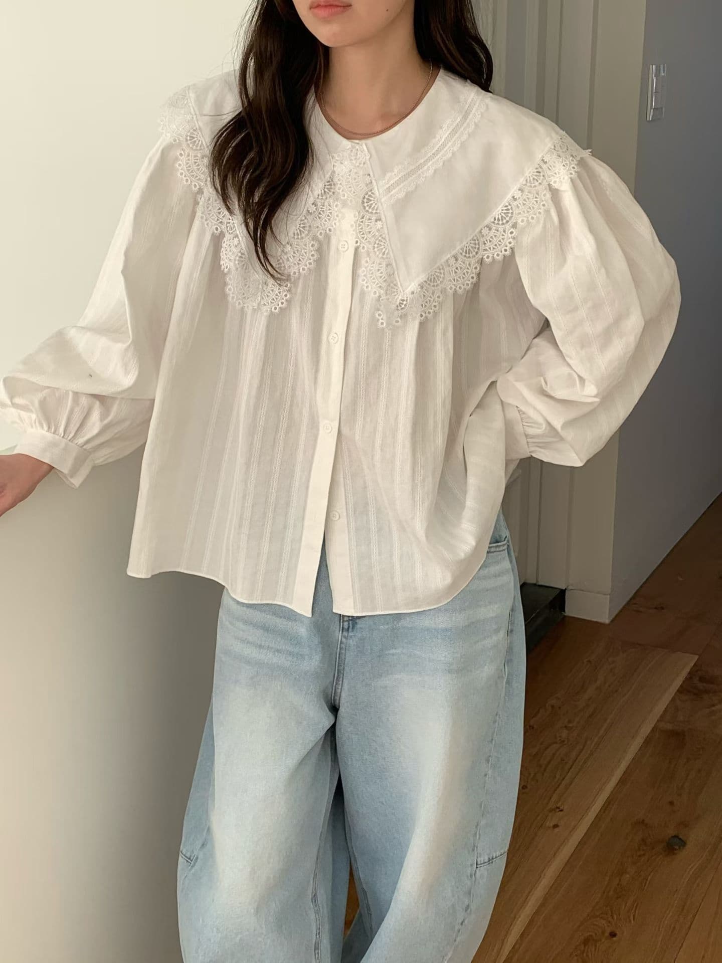 [VENTI] Chichi Collared Blouse 4