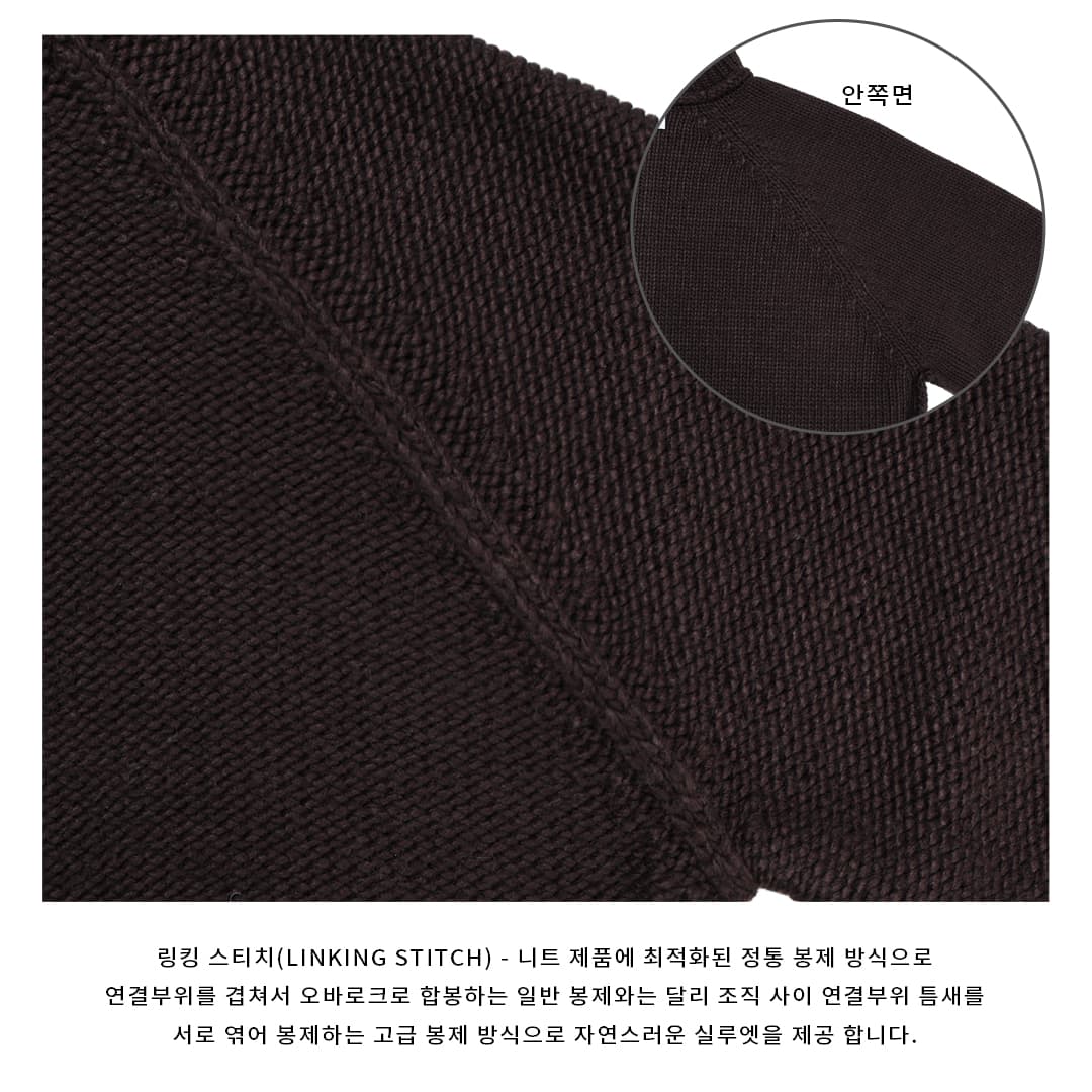 [LOGAN] Uni Knit Zip-Up Jacket 3