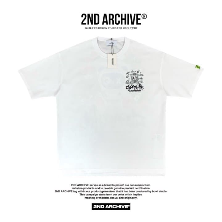 [2ND ARCHIVE] Reflective Space Bear Short Sleeve T-Shirt 3
