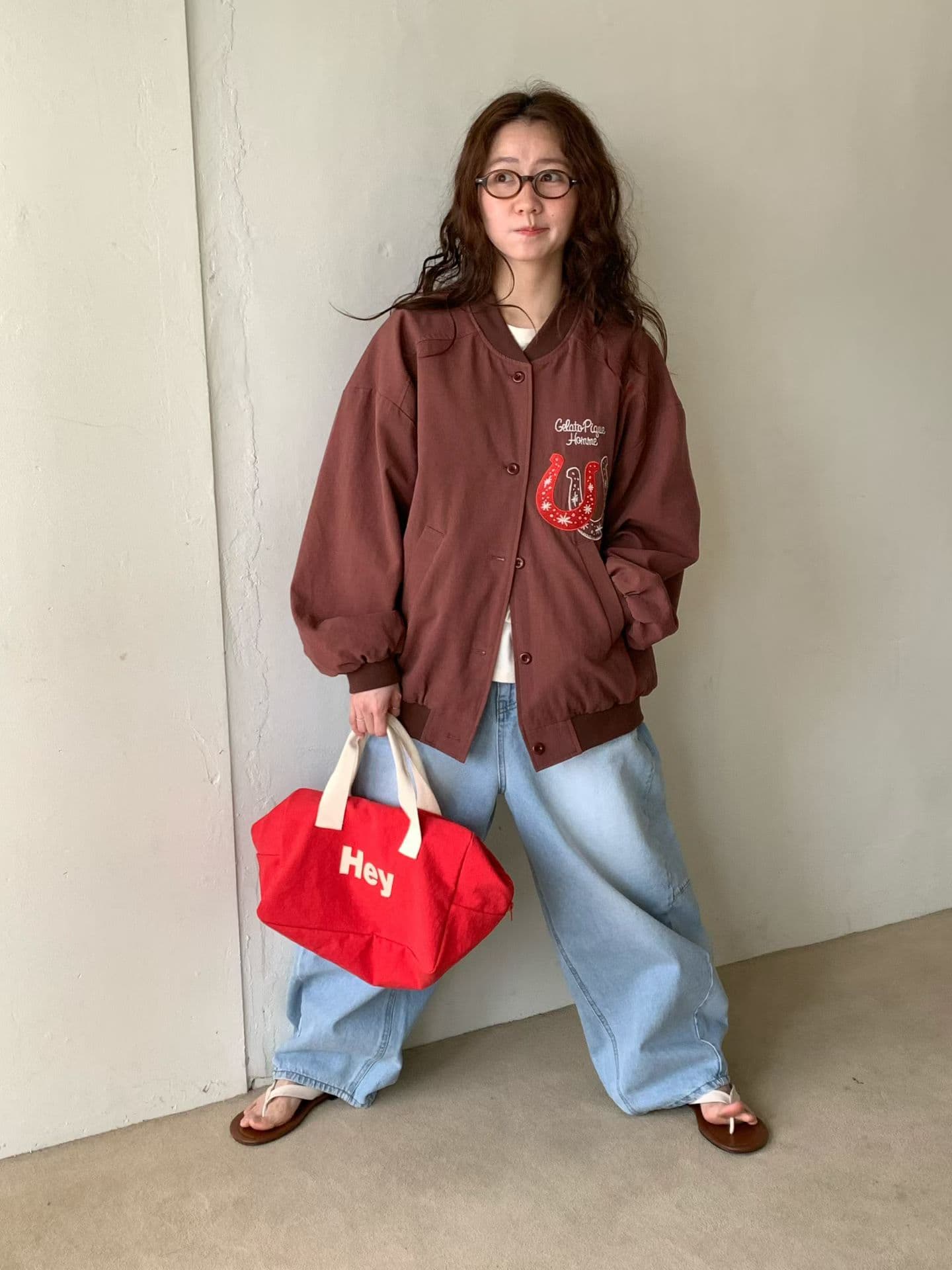 [VENTI] Horseshoe Embroidered Jumper 5