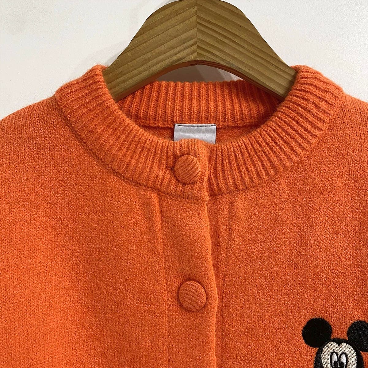 (Official Licensed Disney) [NEON FISH] Mickey Embroidered Cardigan 6