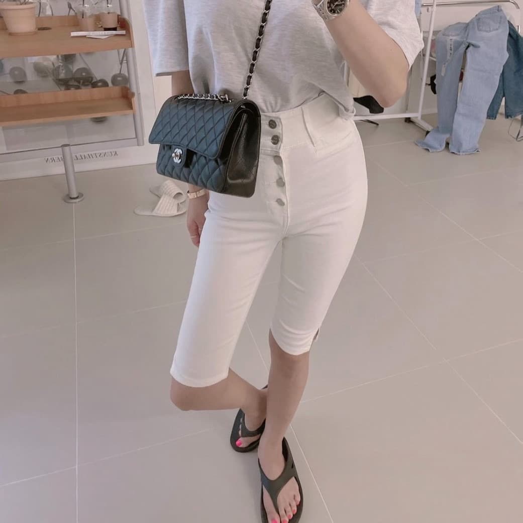 [MAGNOLIA] 040 Apple Half-Length Pants