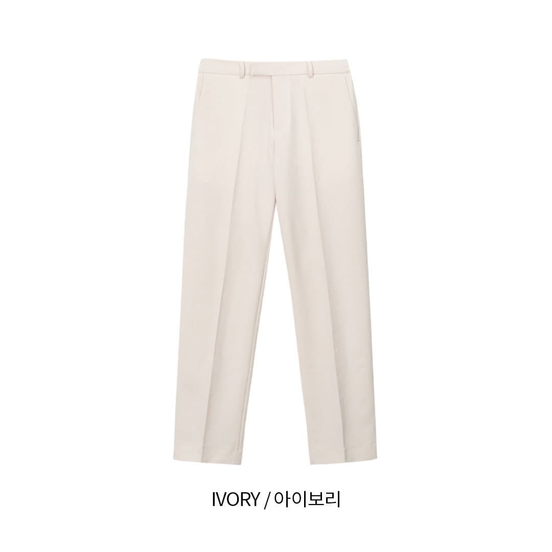 [LOGAN] Rosy Side Standard Fit Slacks 9