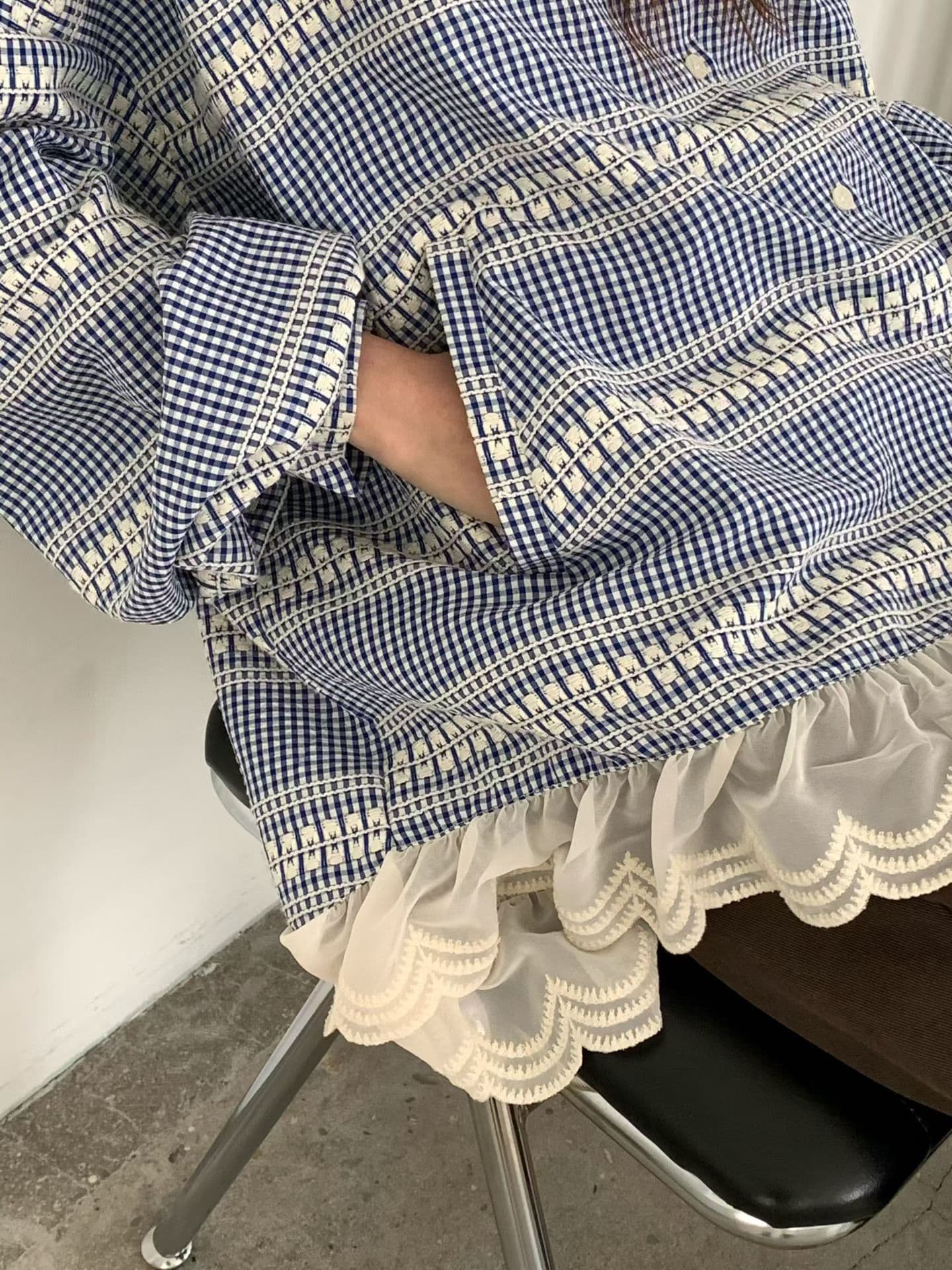 [VENTI] Anna Hooded Shirt 4