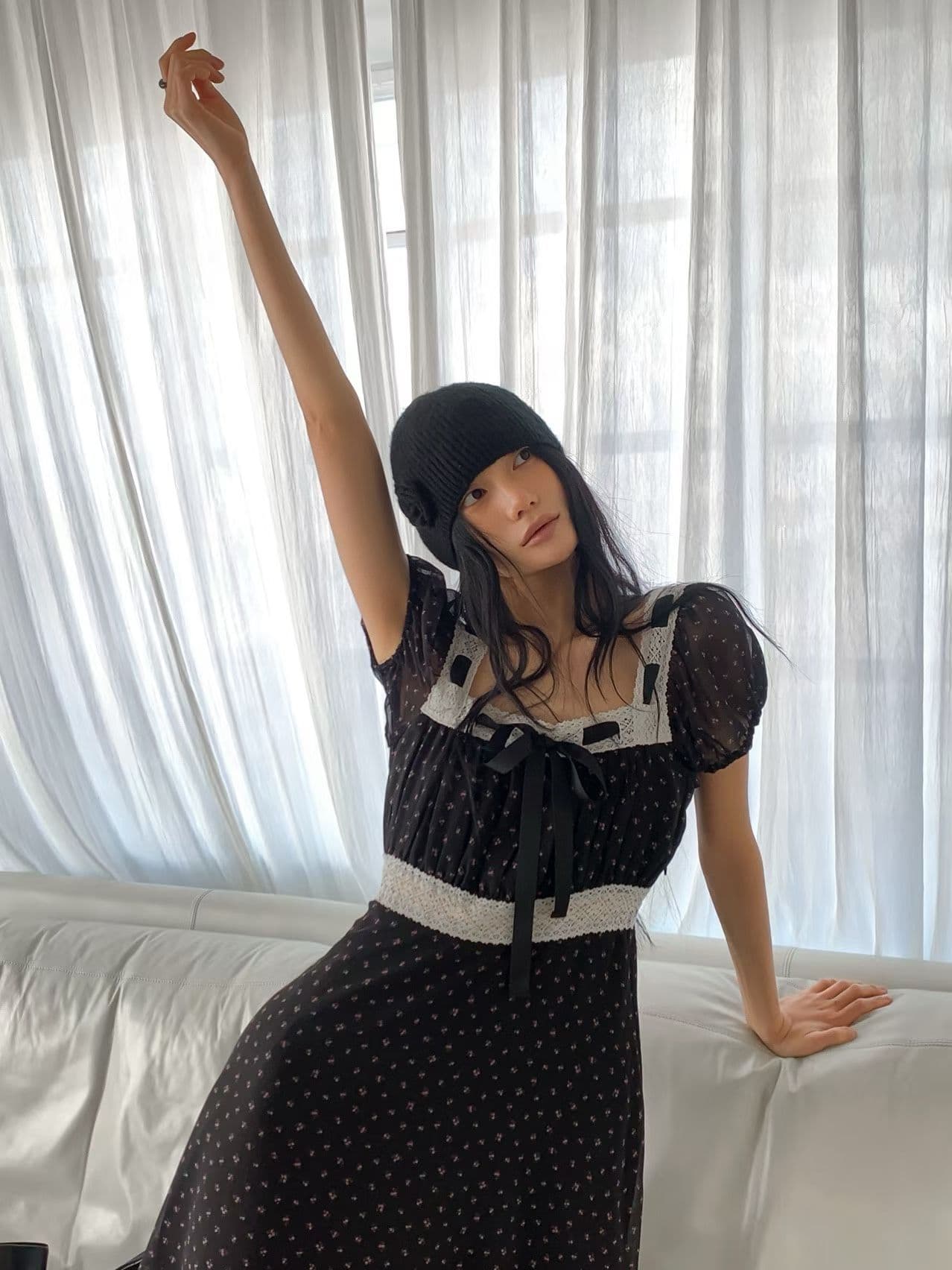 [FOUNDATION] Franc Lace Floral Pattern Dress 2