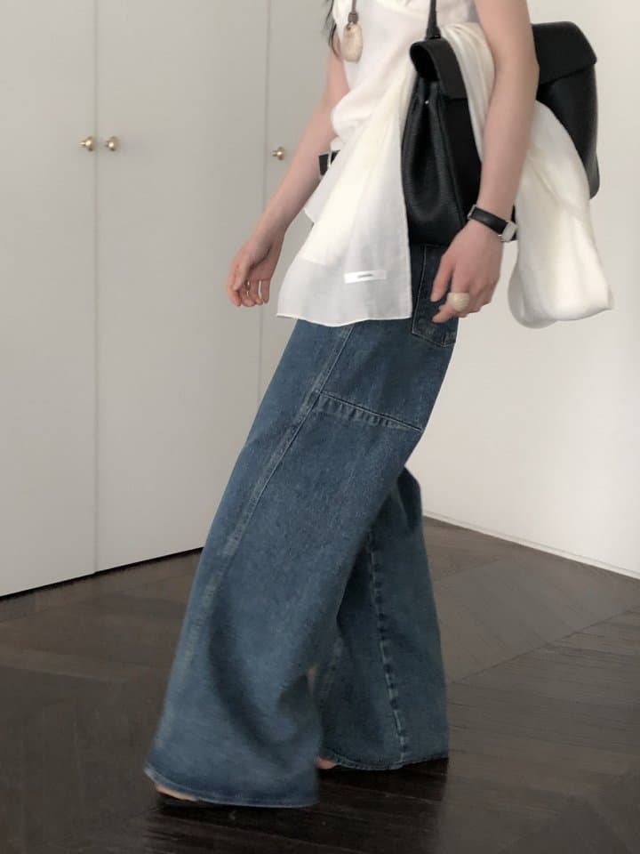 [LE BUTTER] Epor Deep Denim Pants 4