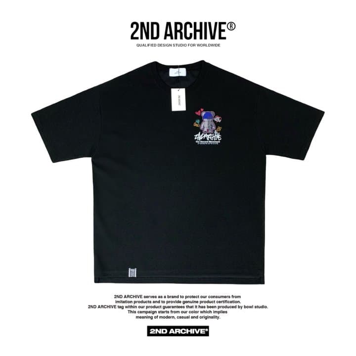 [2ND ARCHIVE] Blue Beanie Bear Short Sleeve T-Shirt 5